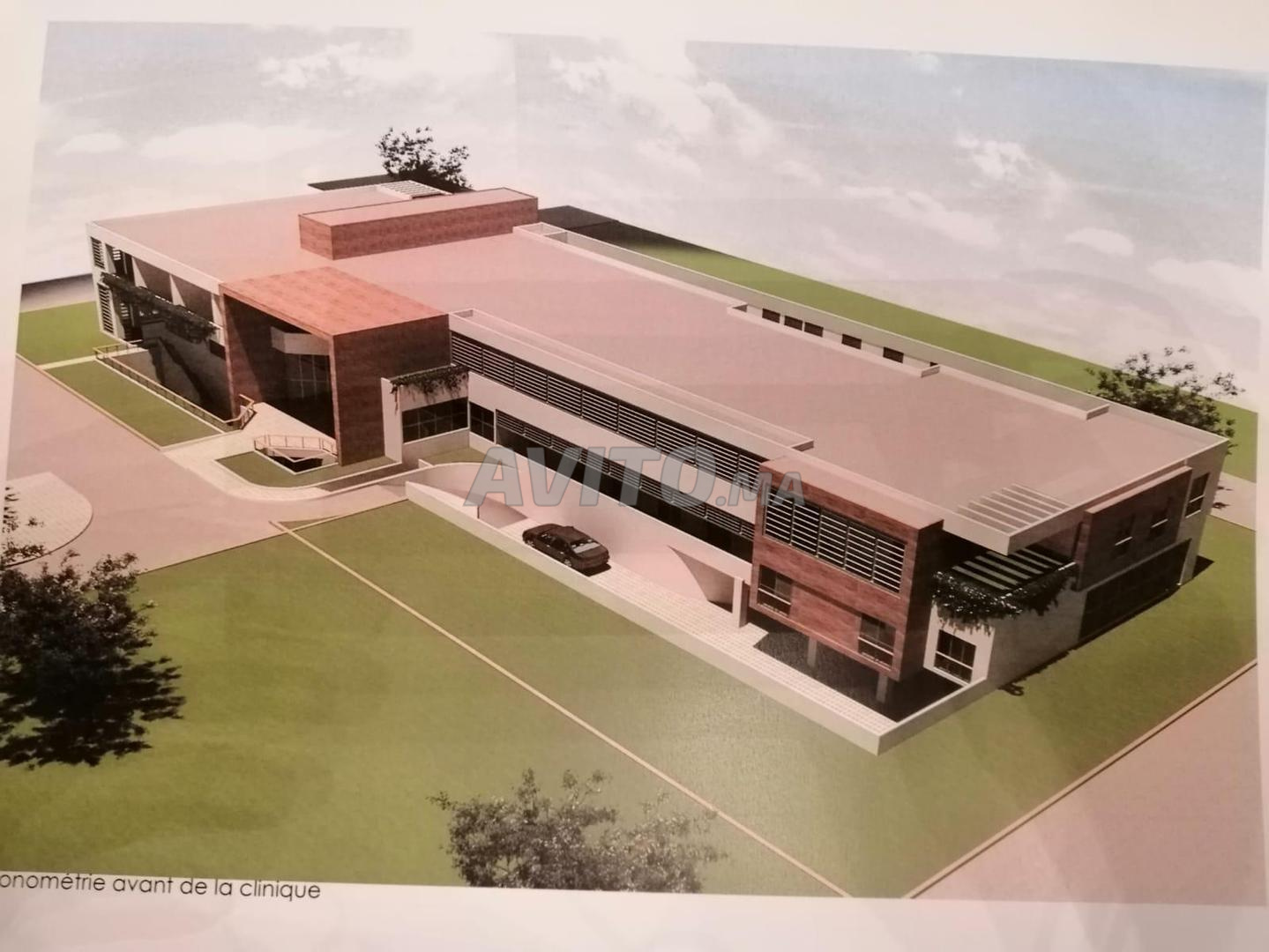 Terrain à vendre de 2828m² autorisé pour clinique