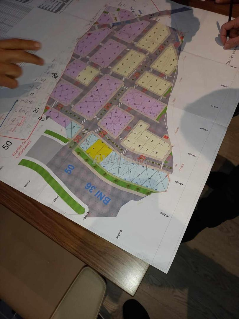 Terrain de 265 mètres à vendre, lotissement Haroun, route de Rabat