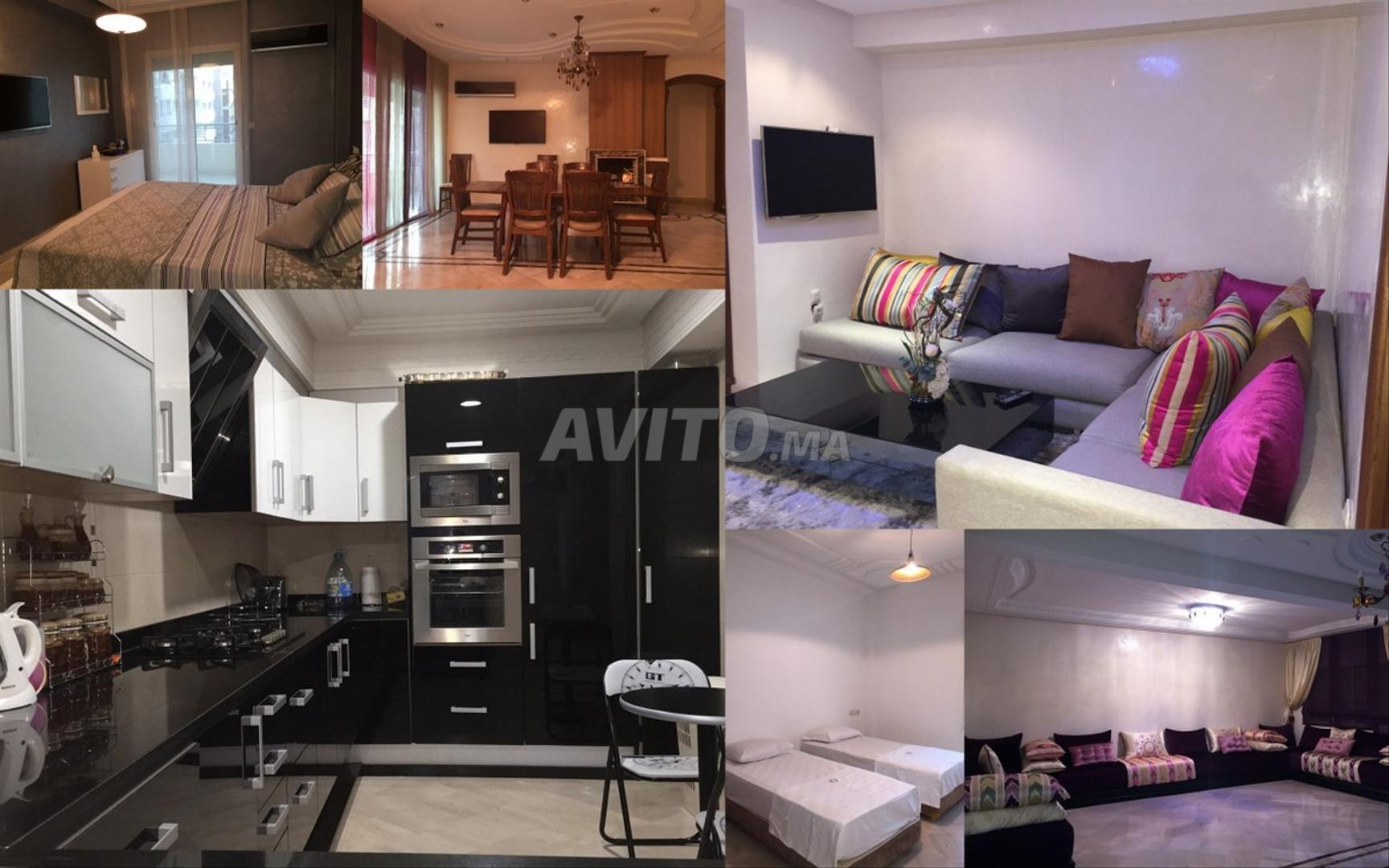 Location appartement par jour centre ville Fès