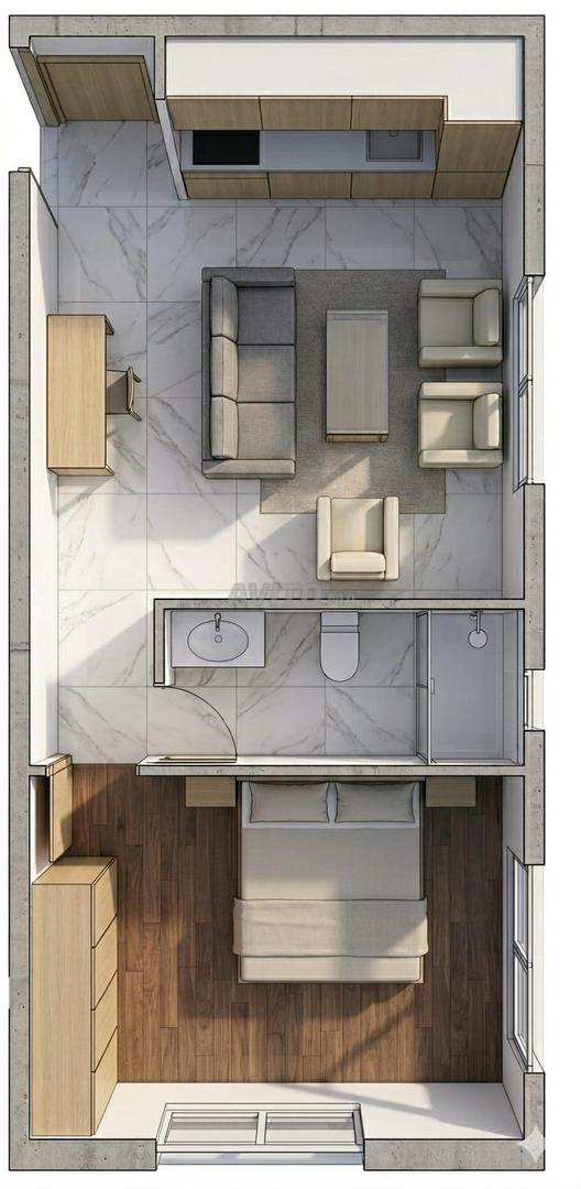 Studio à vendre quartier Semlalia Guéliz