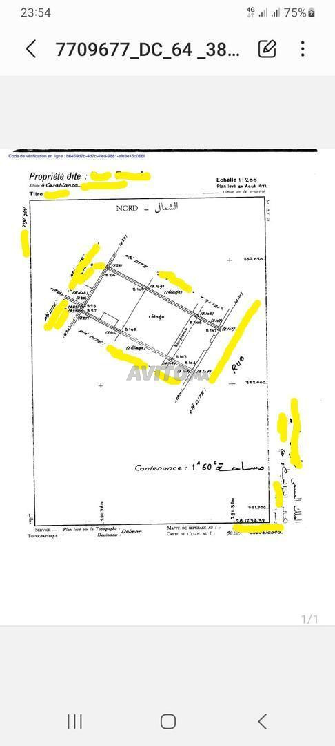 Terrain à vendre Zone résidentielle sur Oasis Casa