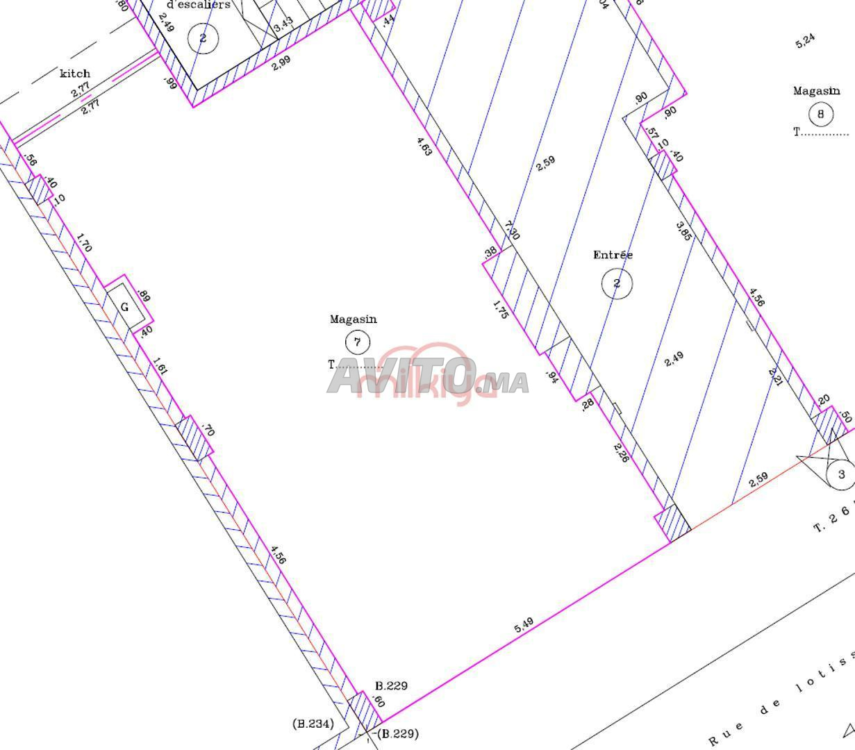 Vente Local de 90 m2 à Casablanca