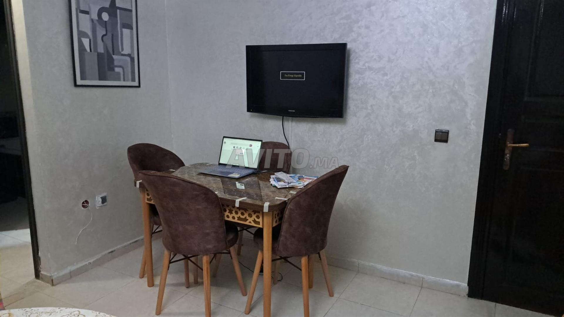 Appt à Louer HARHOURA 9000 DH/ mois familles
