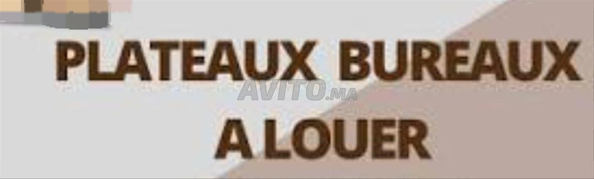 Plateau bureau a loyer