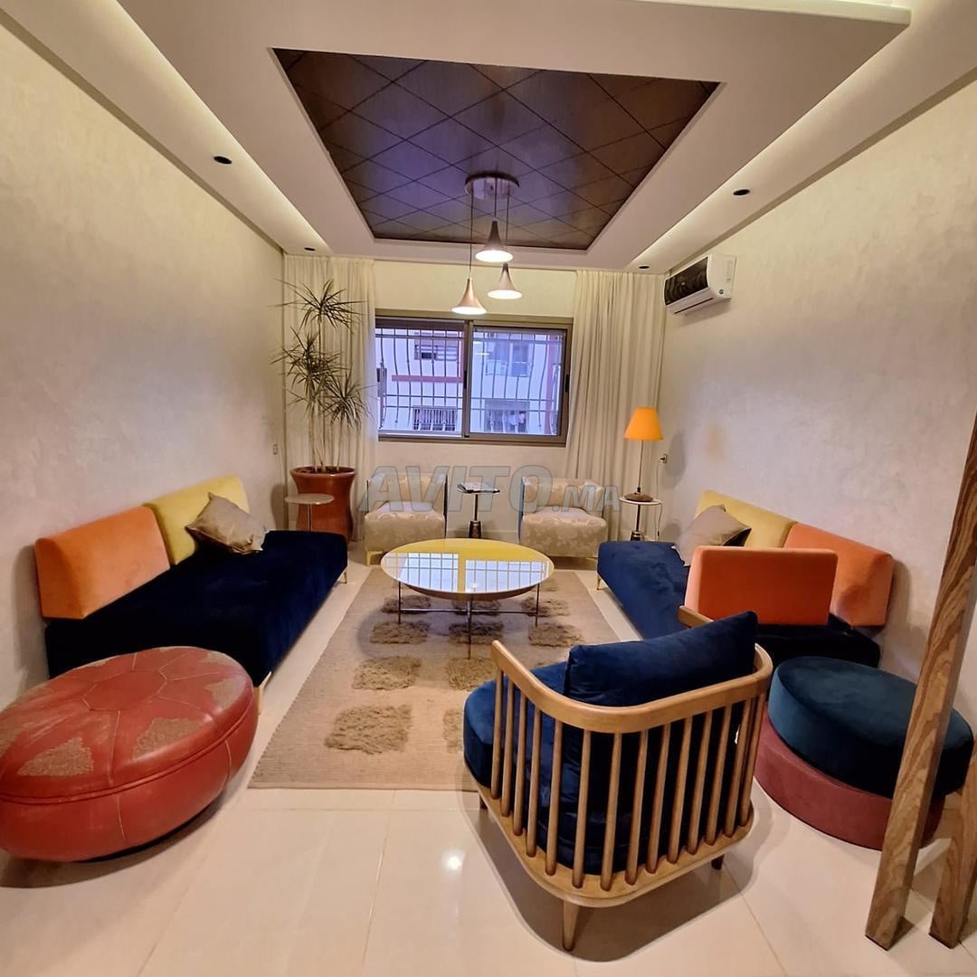 Appartement meublé 3Ch à Sala Al Jadida