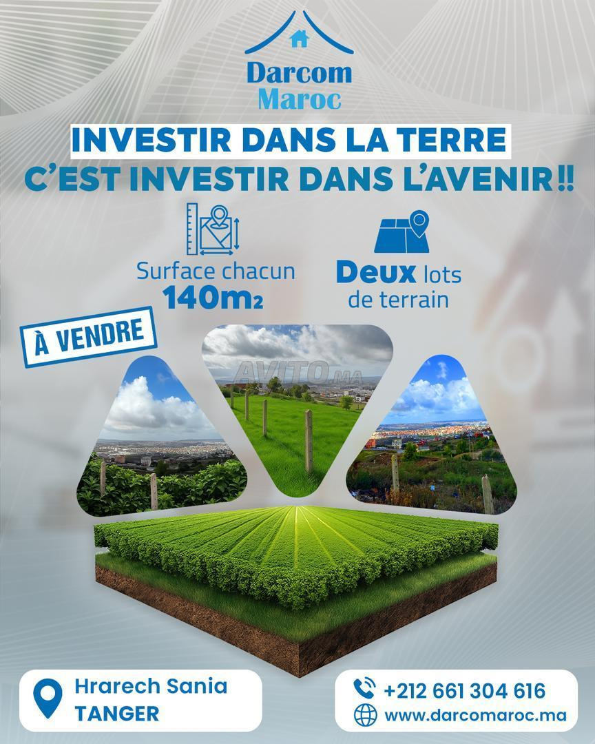 2 lots de terrains à vendre