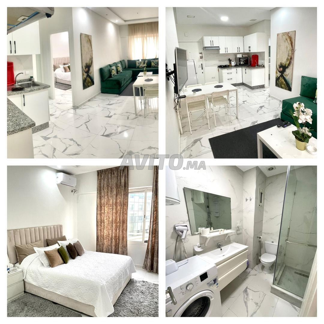 600 DH AGDAL avenue oqba Chambre et salon