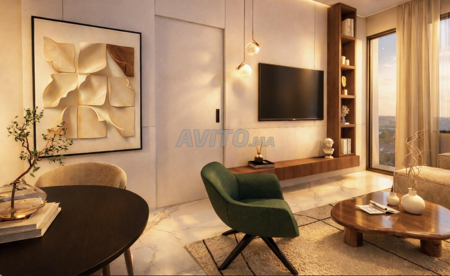 Appartement en vent 51m² à Gueliz-Piscine Rooftop