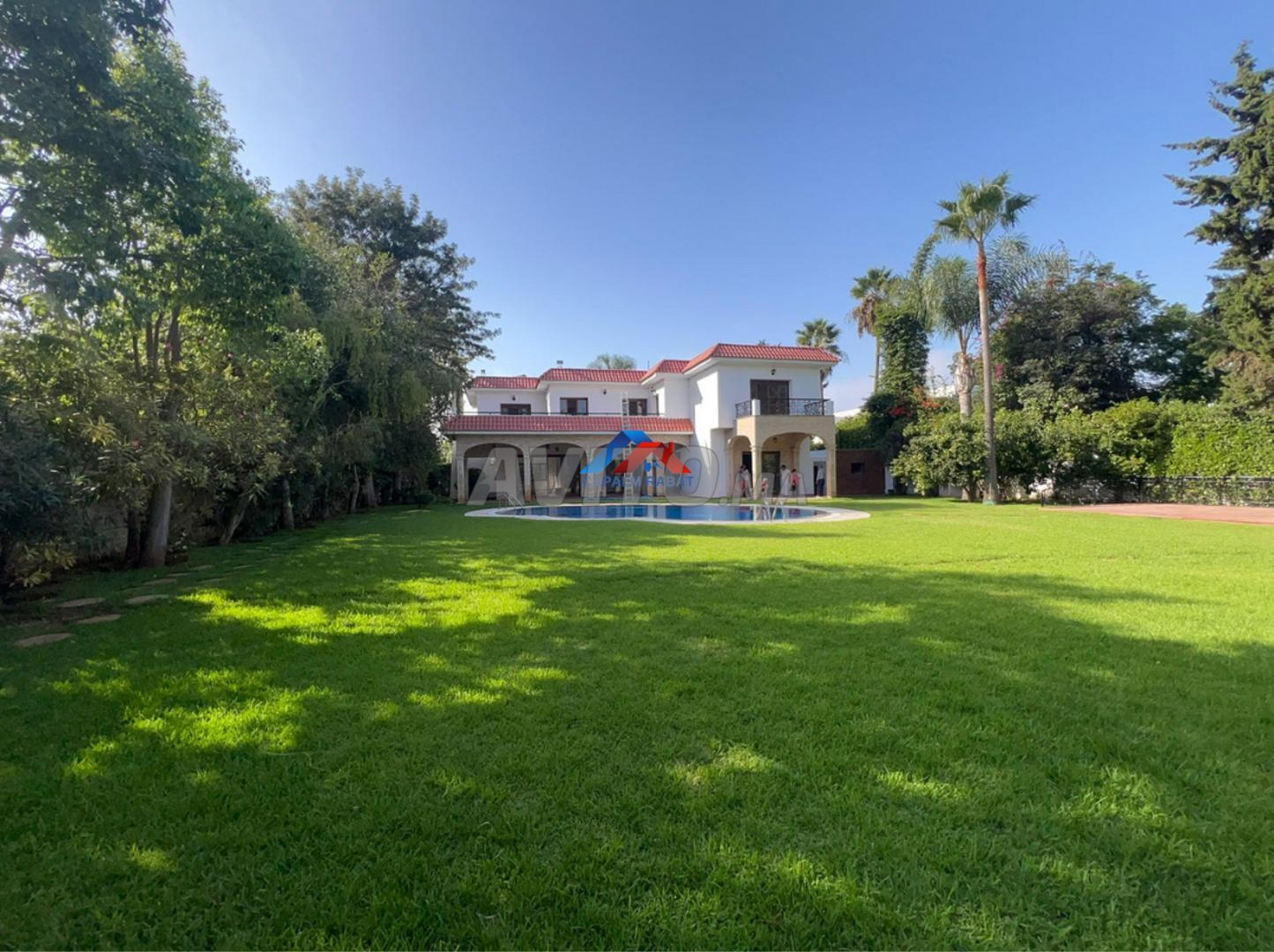 Villa à louer Souissi Rabat
