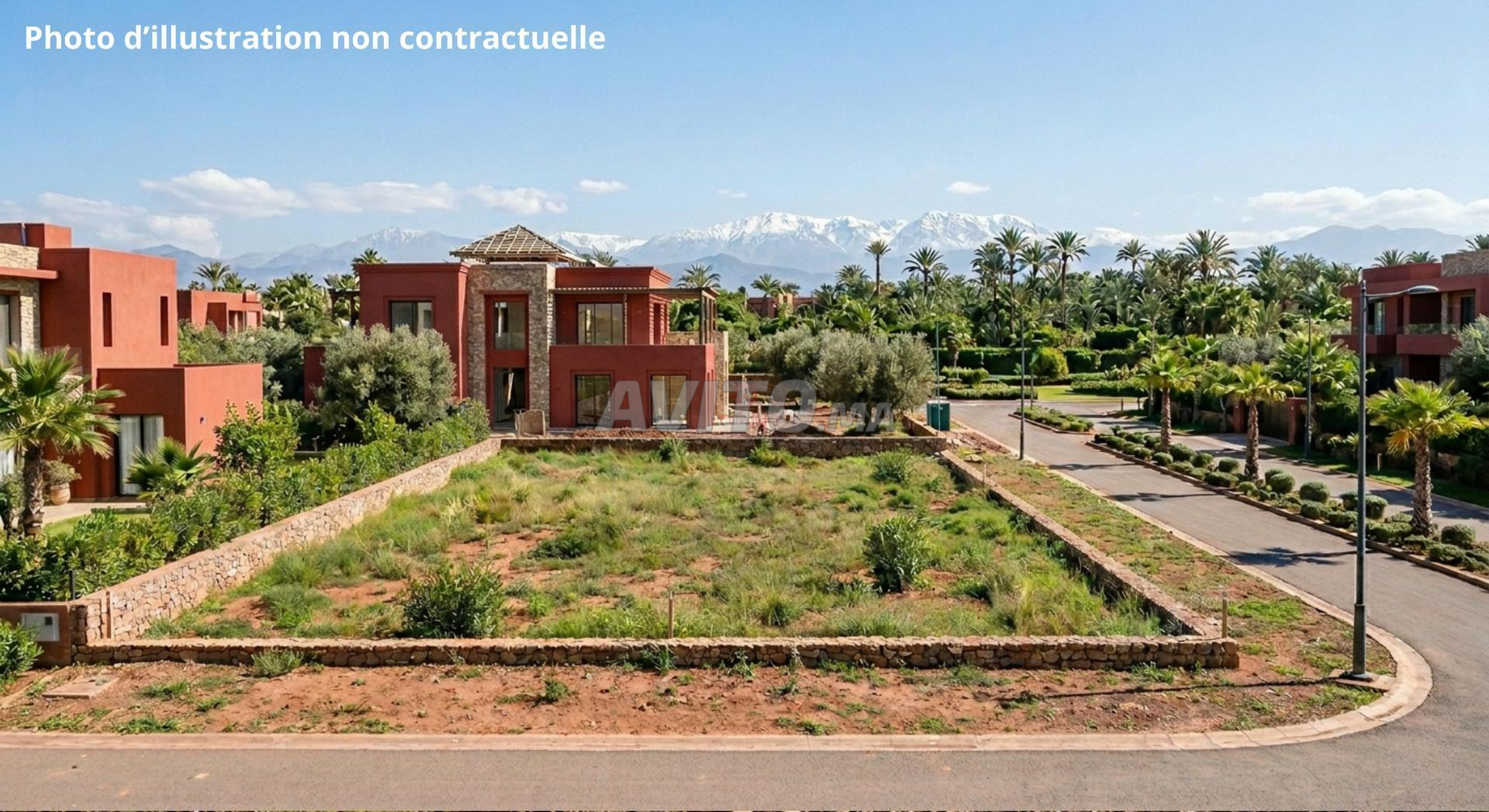 Vente Terrain nu de 500 m2 à Marrakech