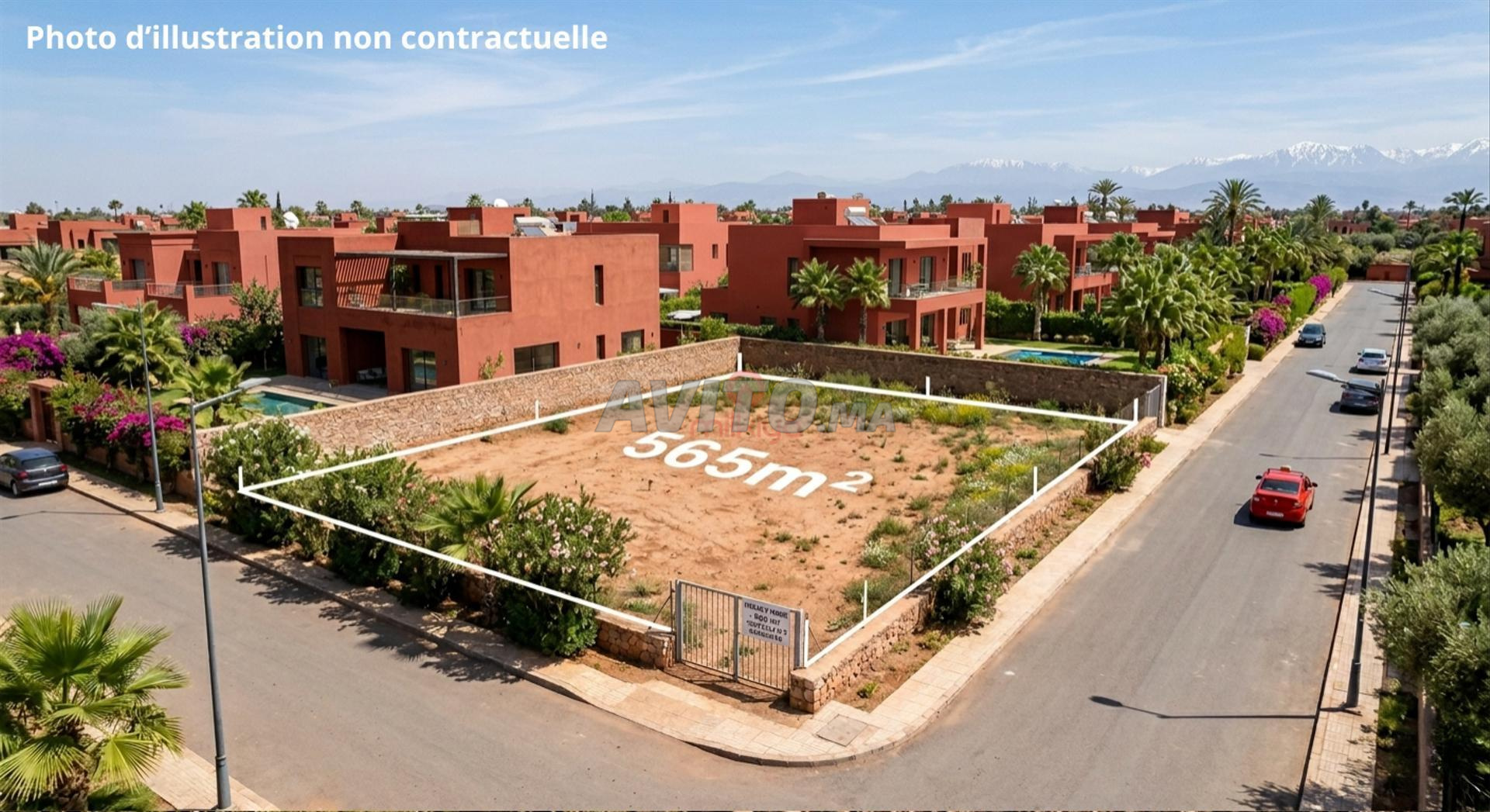 Vente Terrain nu de 565 m2 à Marrakech