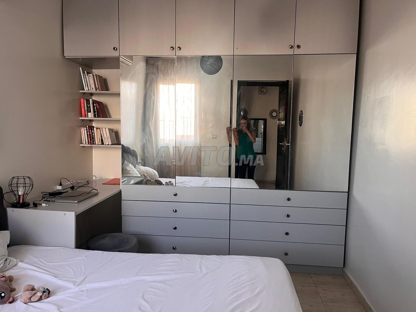 Studio meublé avec salon et terrasse à louer Mers Sultan