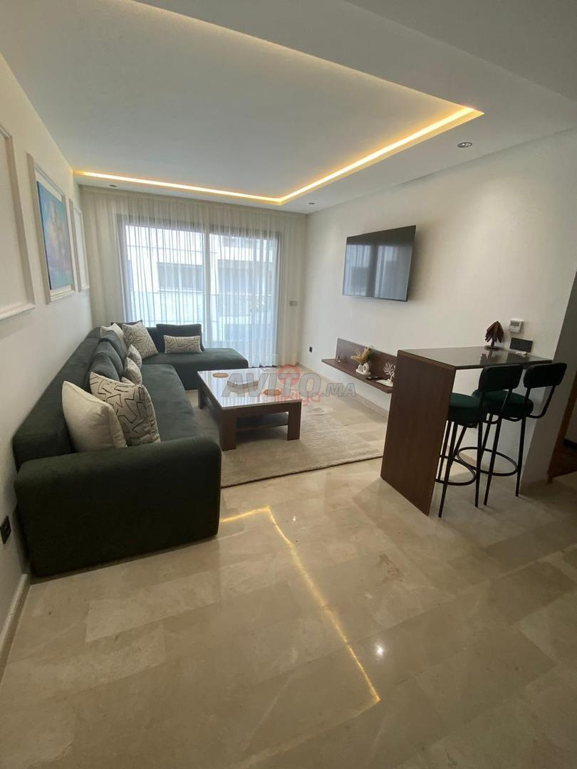 Location Appartement 2 pièces de 50 m2 à Casablanca