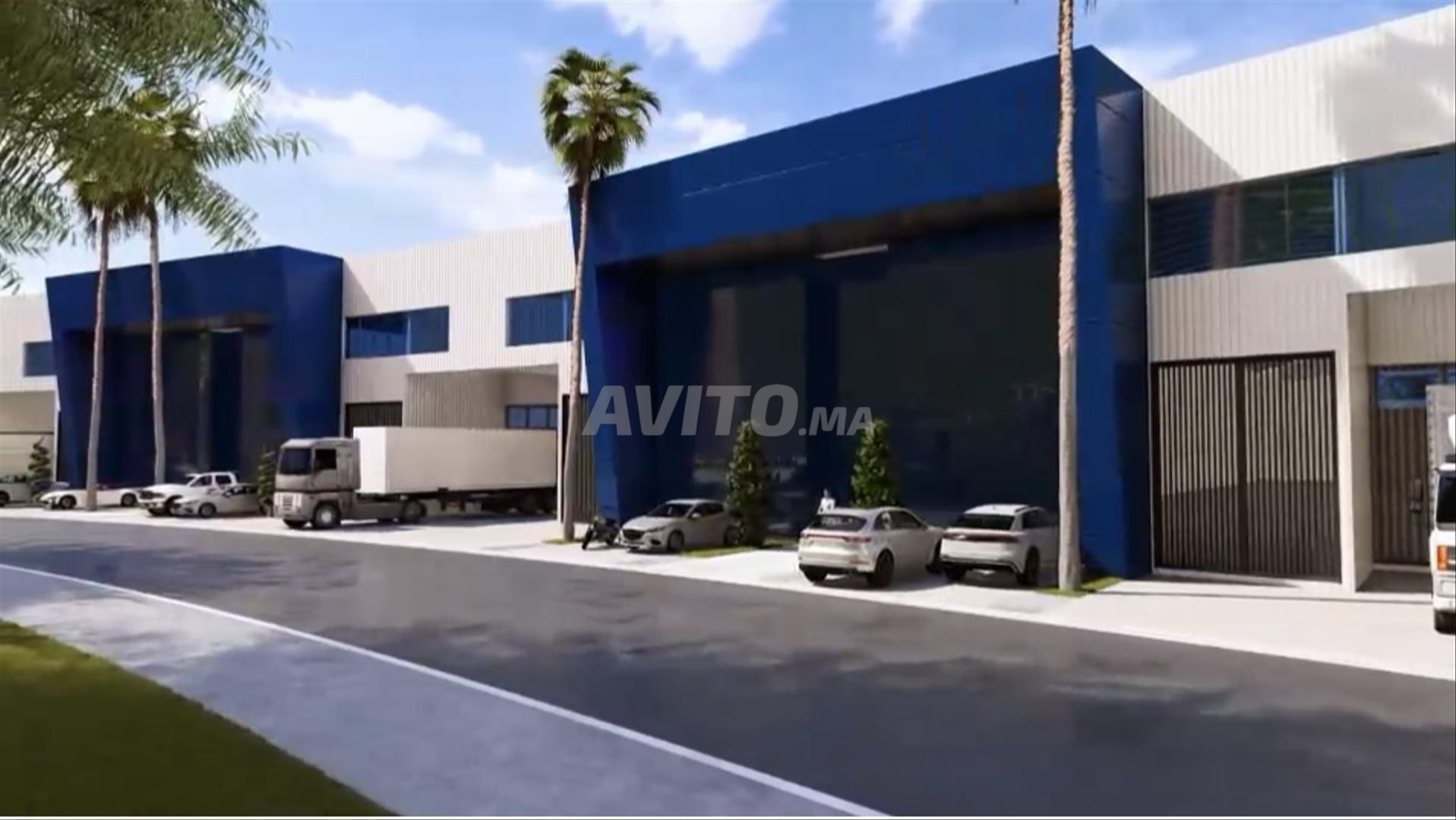 Entrepôt à louer 1000m2 zone industrielle nouacer