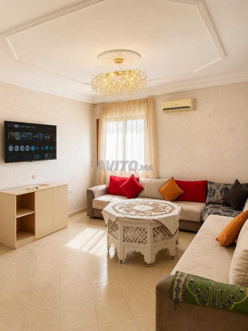 Appartement bien meublé avec wifi à louer à la journée