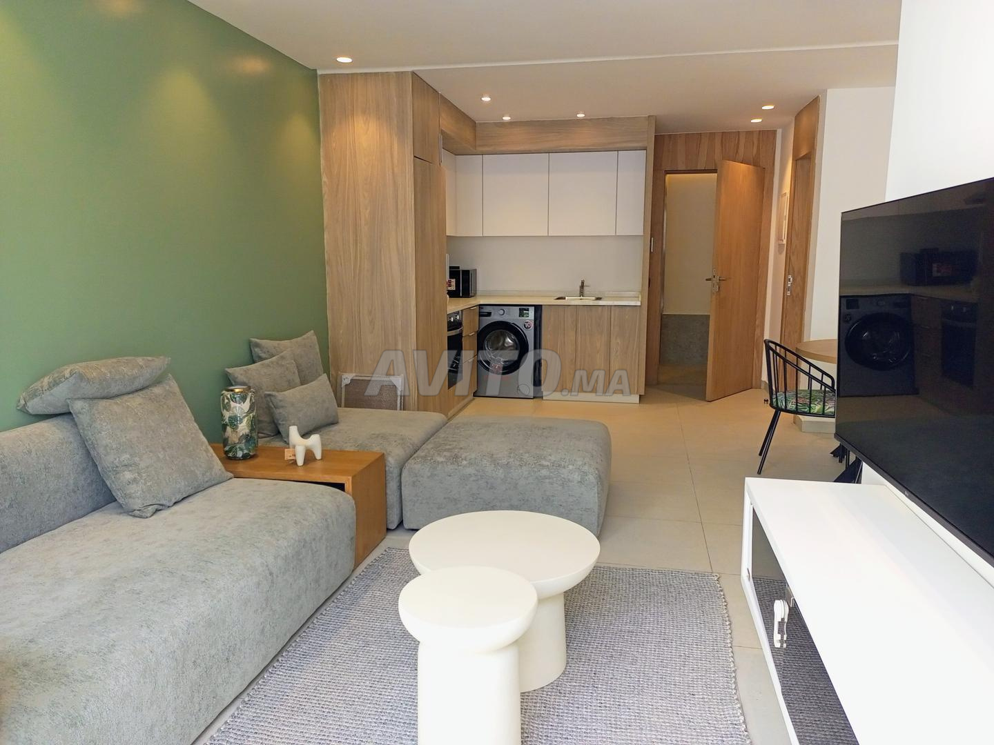 Location Appartement 2 pièces de 42 m2 à Casablanca