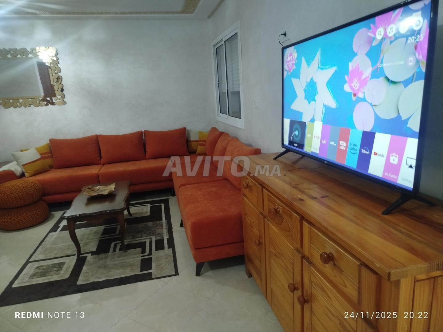 Appartement meublé à louer quotidiennement à Meknès