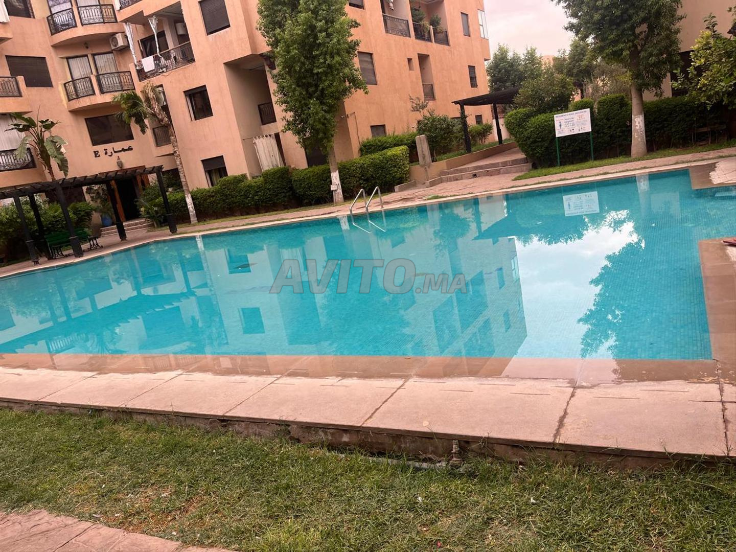 Appartement meublé 3 chambres avec piscine