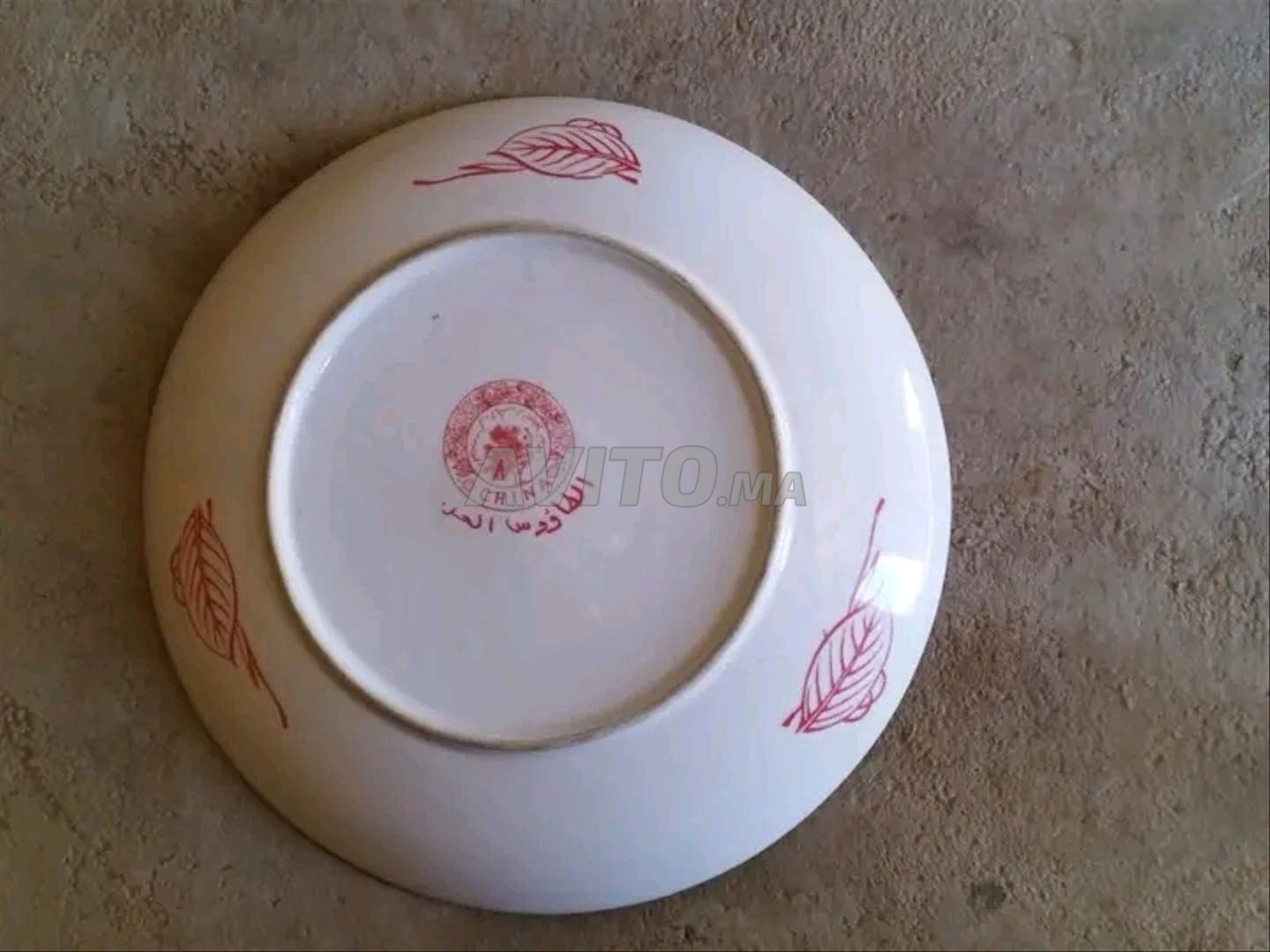 À vendre : plat paon en soie et chapelet lumineux