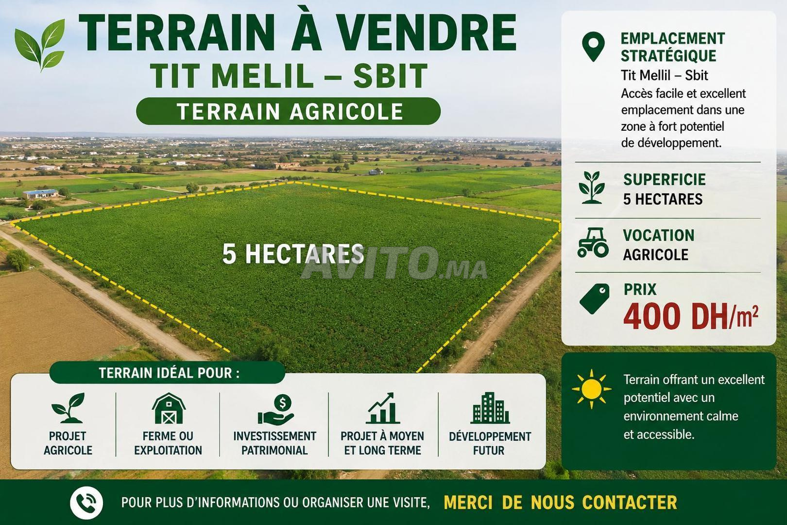 Terrain à vendre à Sbit