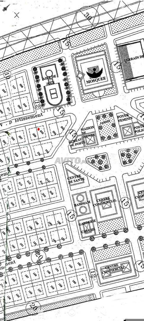 vente terrain Villa Jnane 1
