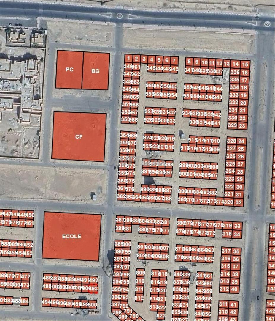 Terrain économique, lotissement Al Qassour Boumalne à vendre