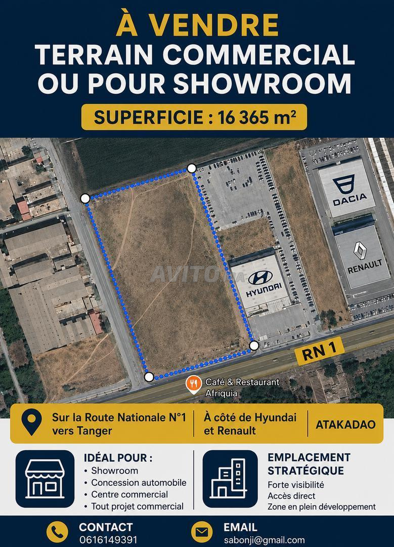Terrain Commercial à Vendre Kénitra El Assam