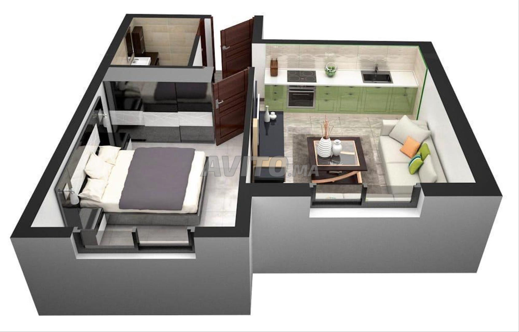 Des garçonnières à vendre à Maarif