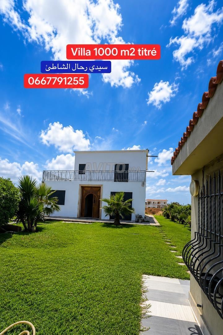 Villa 1000 m2 Sidi Rehal