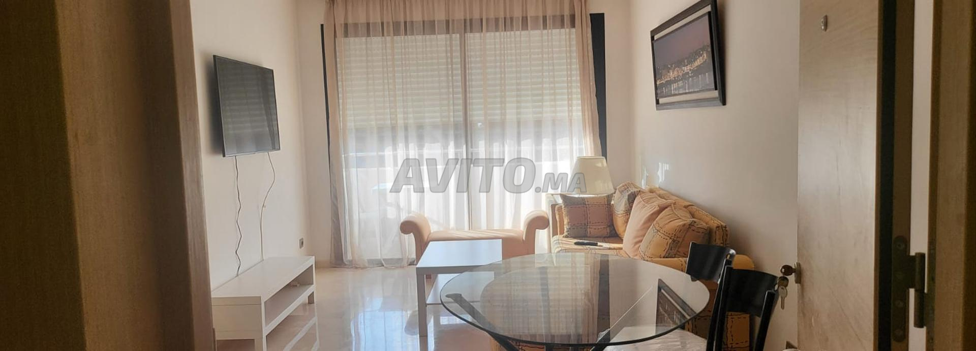 Très bel appart meublé à louer 60 m² à Hay Riad