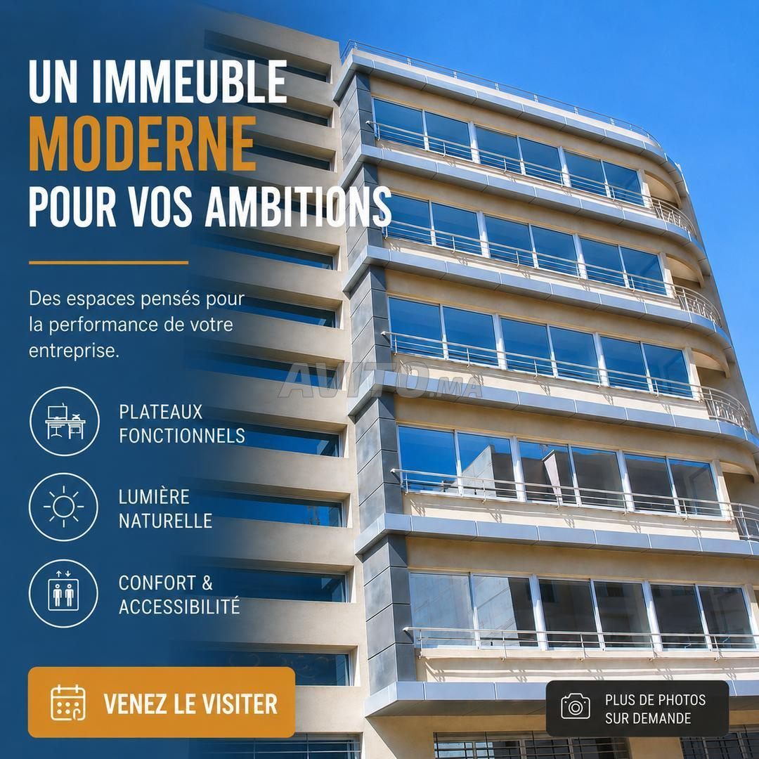 Immeuble de bureaux 3374 m² à louer - Hay Hassani