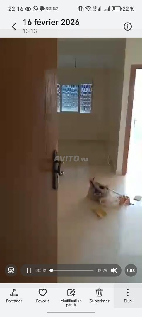 Appartement à vendre 56 m² à Mohammedia