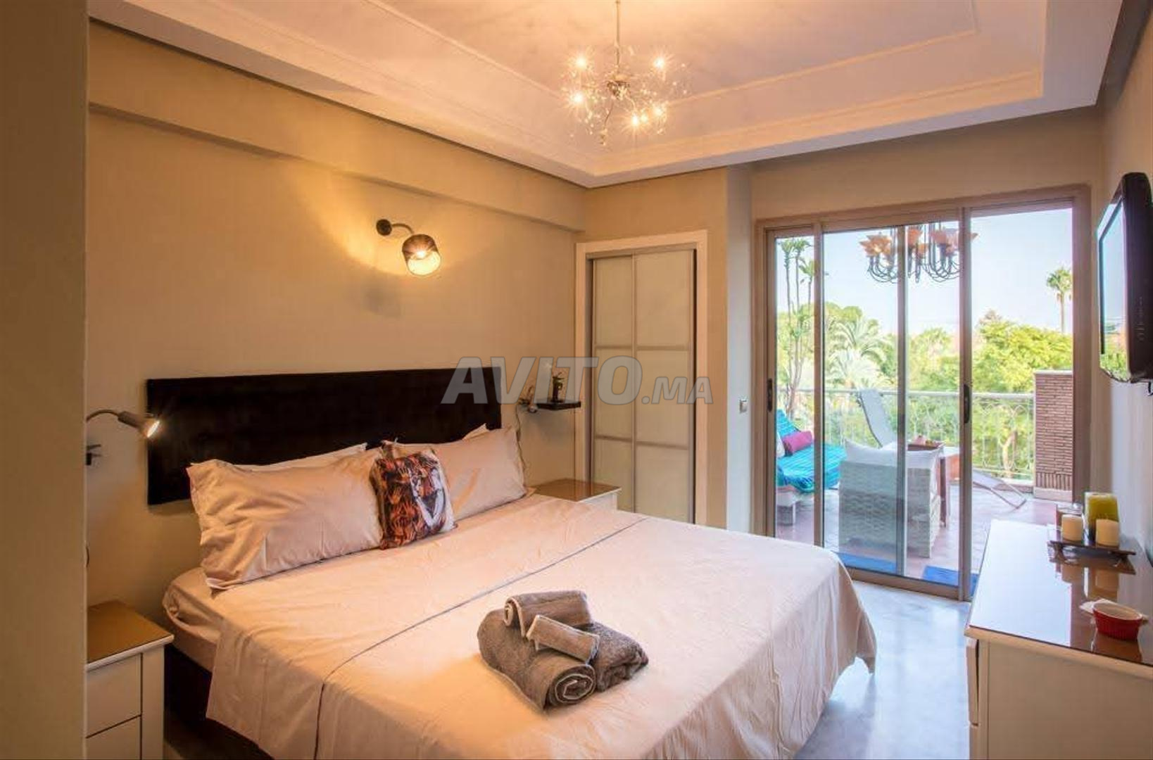 Appartement 2ch meublé Gueliz Carré Eden