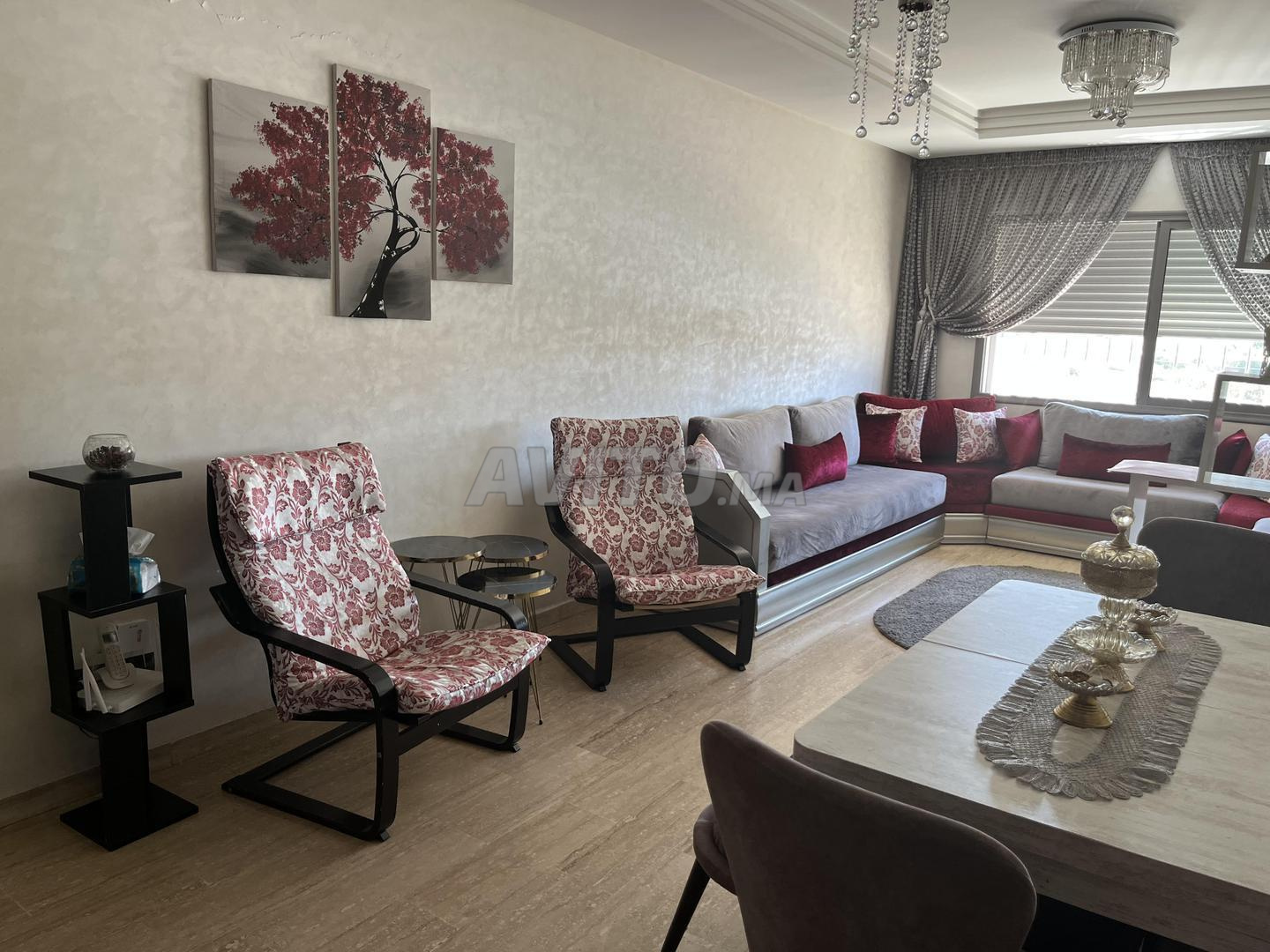 Appartement spacieux et lumineux meublé