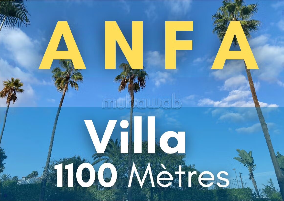 Belle Villa sur ANFA 1100 mètres
