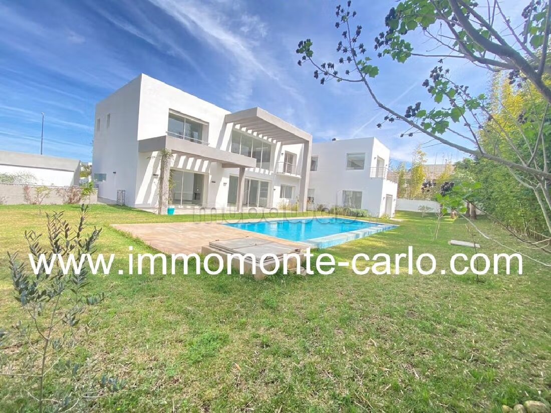 Villa d’architecte haut standing à louer Rabat