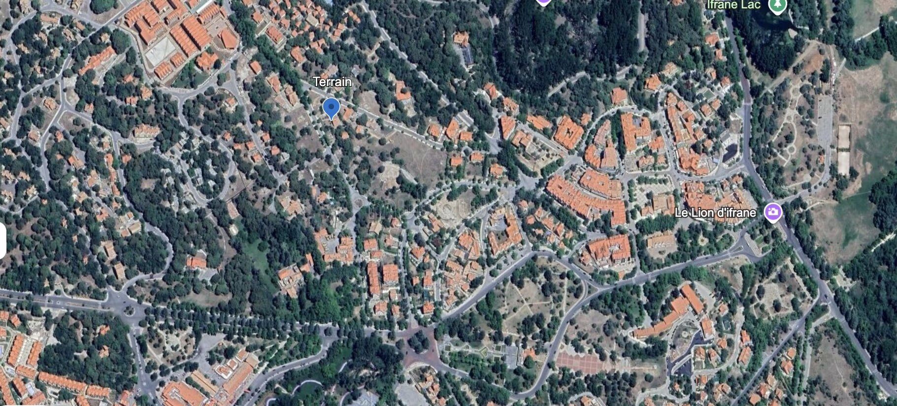 Ifrane Centre Ville 1100 m2 Terrain