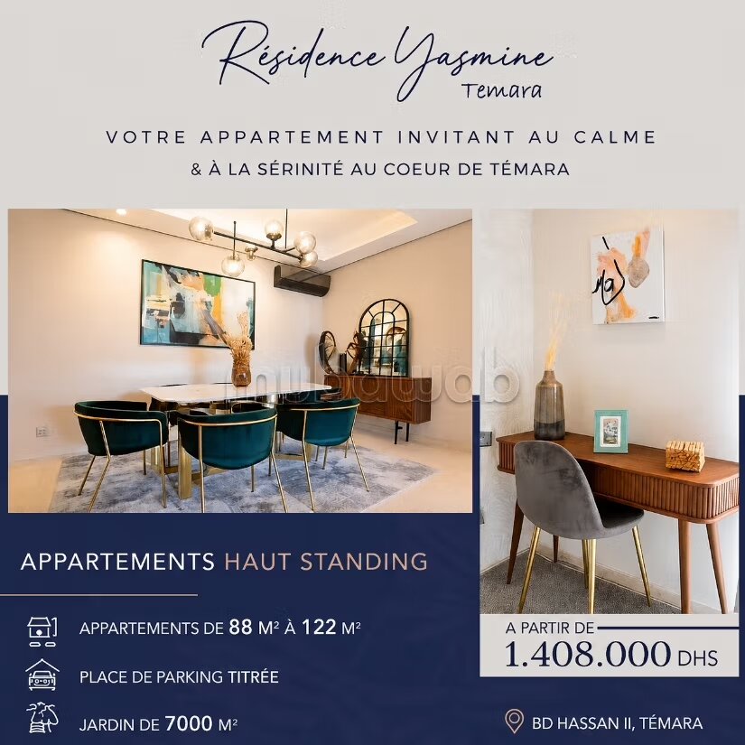 Appartement 114 m² à vendre à Témara - Centre Ville à Témara
