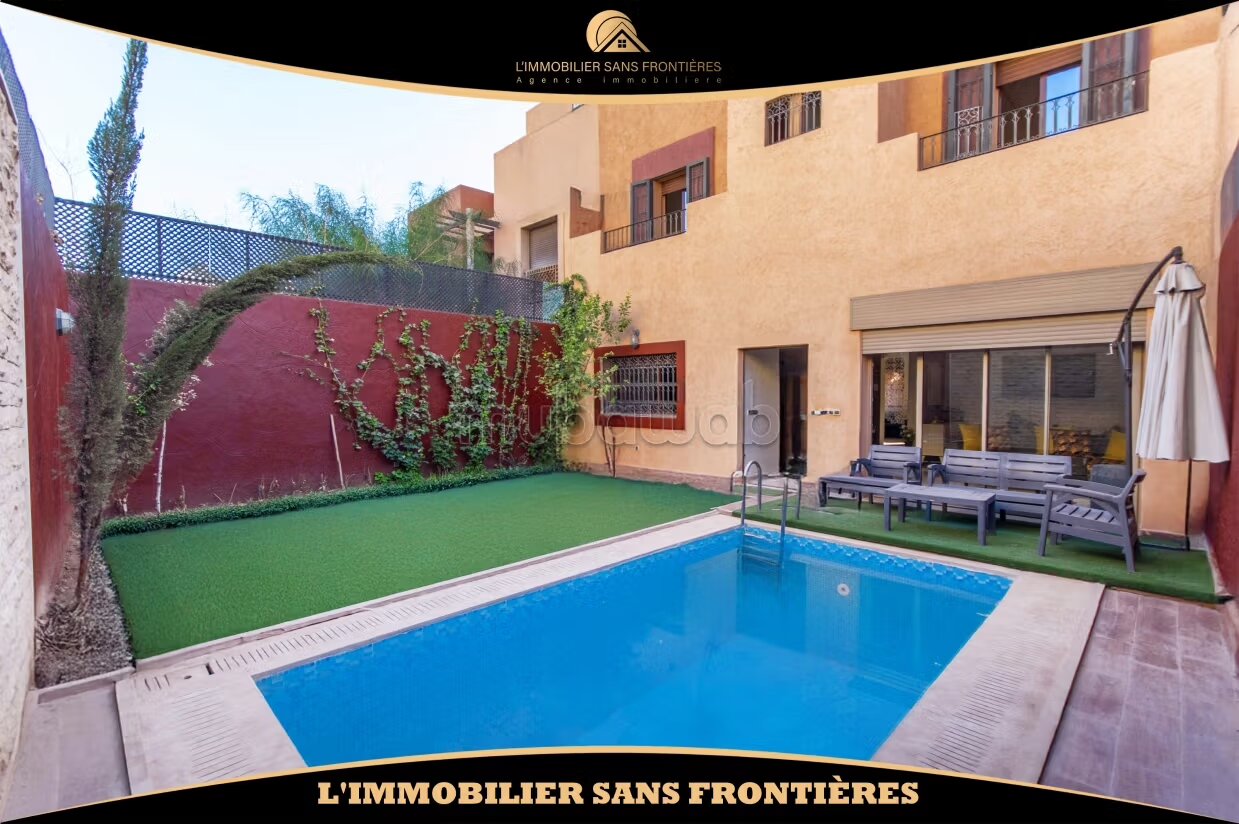 Villa meublée 4 chambres à louer à Marrakech à Marrakech