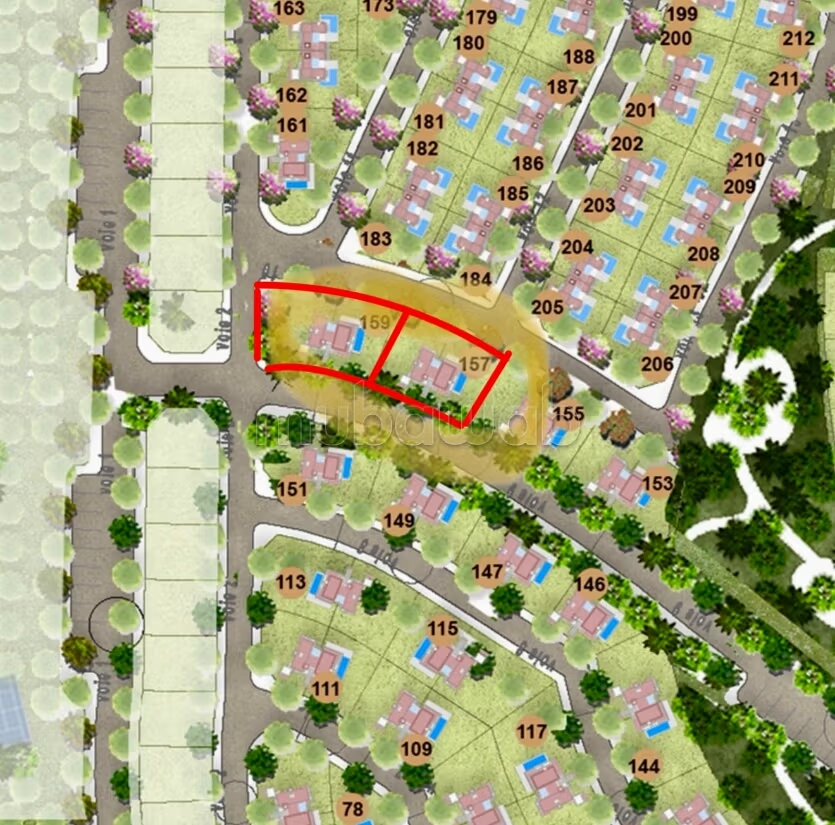 Deux beaux terrains à la vente au Domaine Benakil