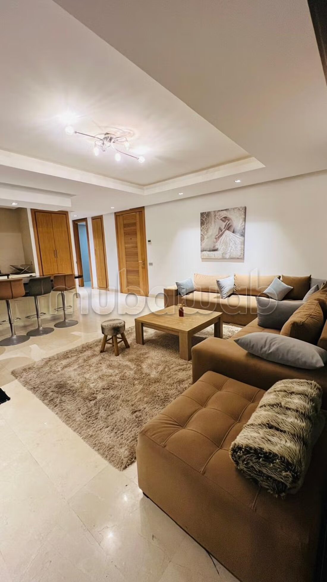 Appartement meublé standing à louer à Rabat — Photo 8