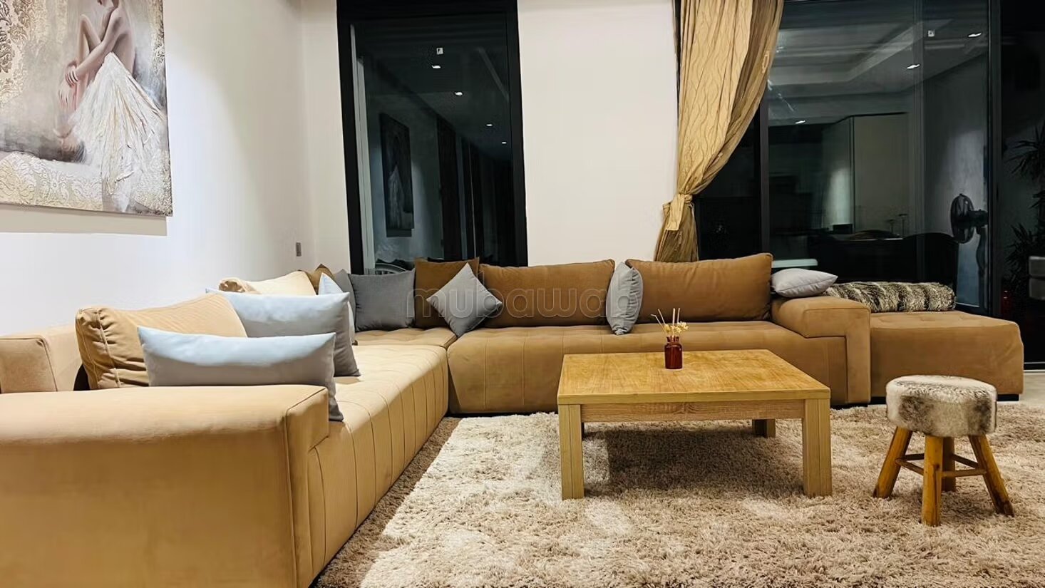 Appartement meublé standing à louer à Rabat — Photo 19