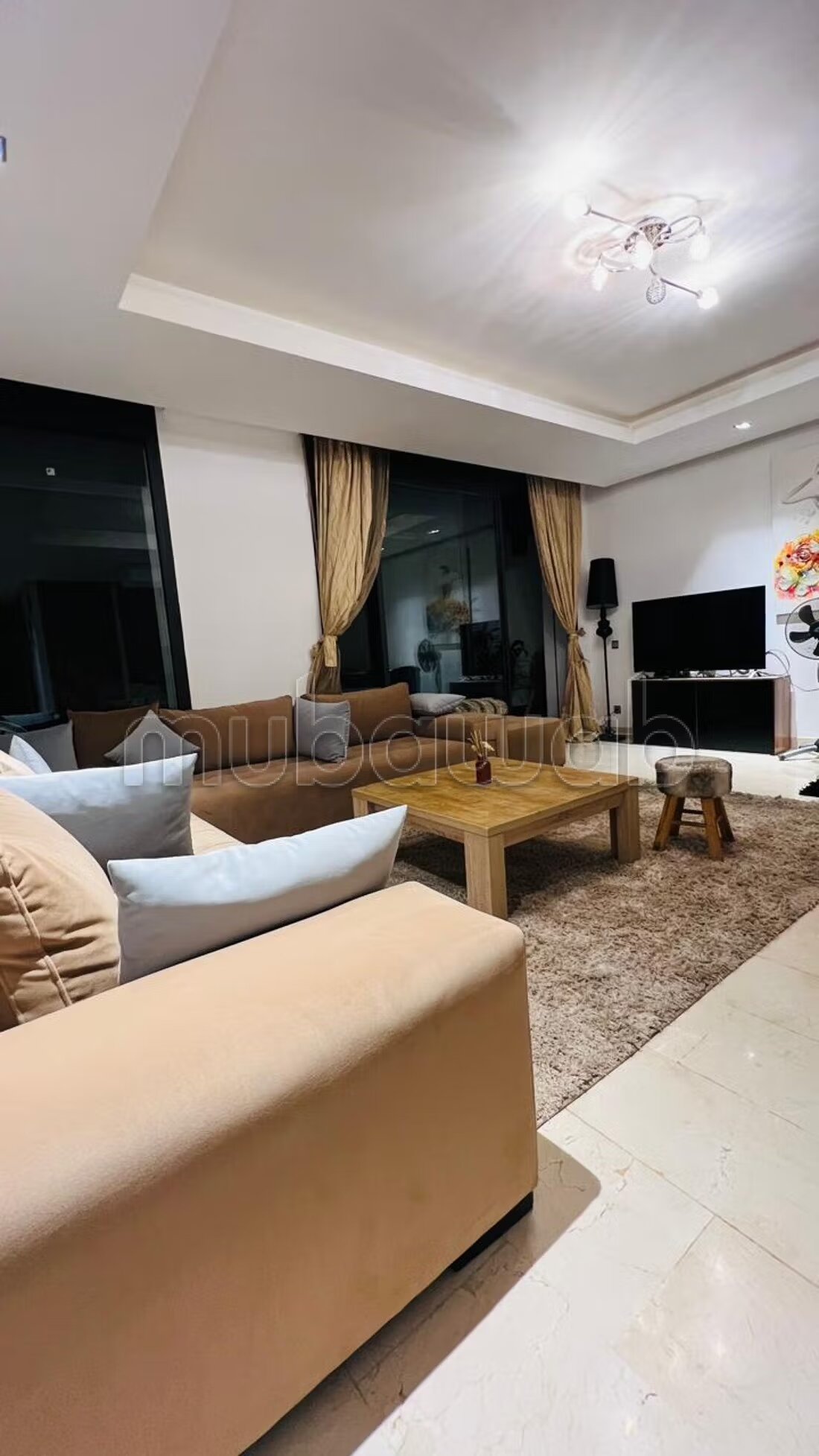 Appartement meublé standing à louer à Rabat — Photo 25