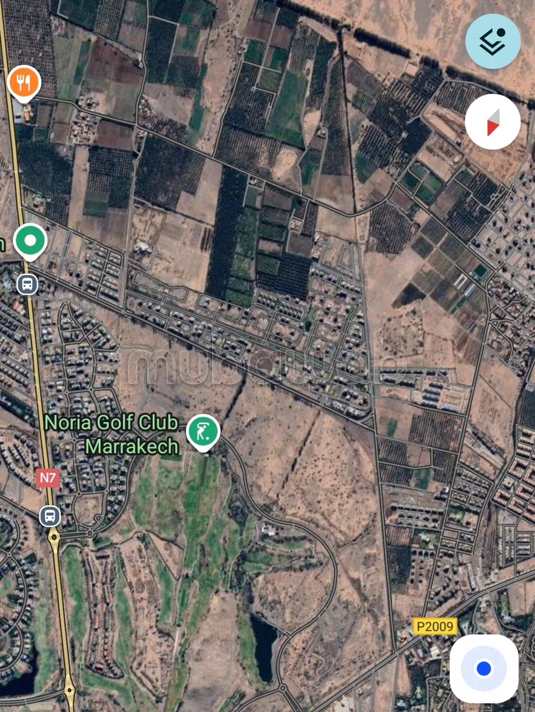 6.5 hectares zone SD2 à Route Amizmiz Marrakech