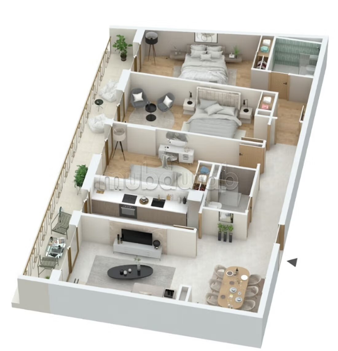 Appartement 137 m² à vendre à Casablanca – Maârif Extension — Photo 3