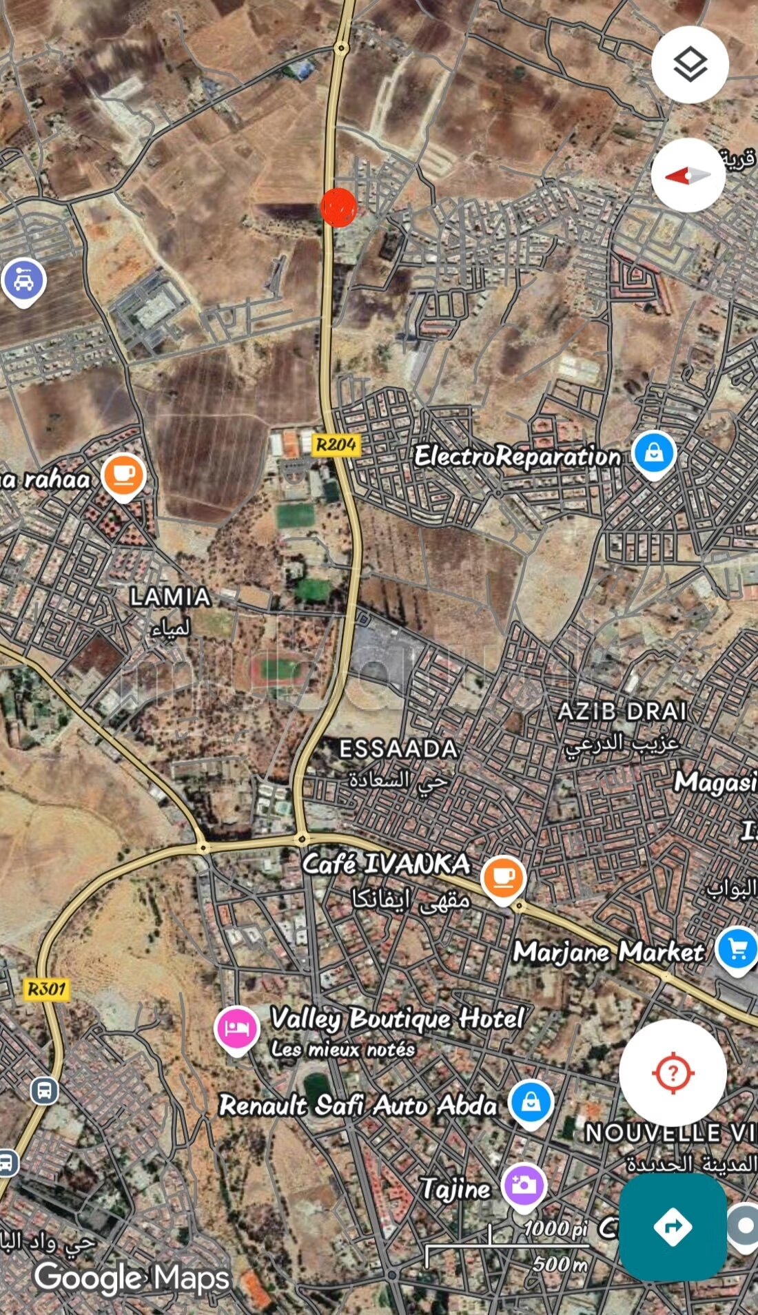 Lot de terrain commercial en vente à safi