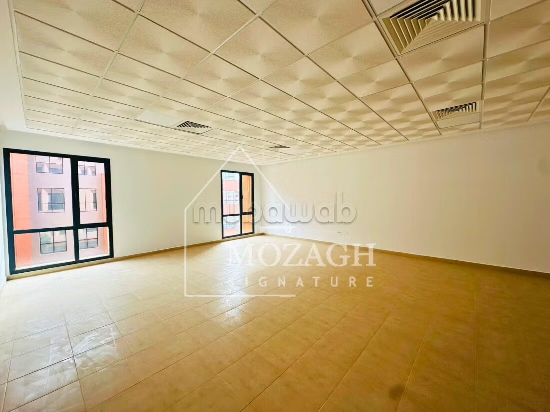 Plateau bureau 67m² sur immeuble moderne à Guéliz