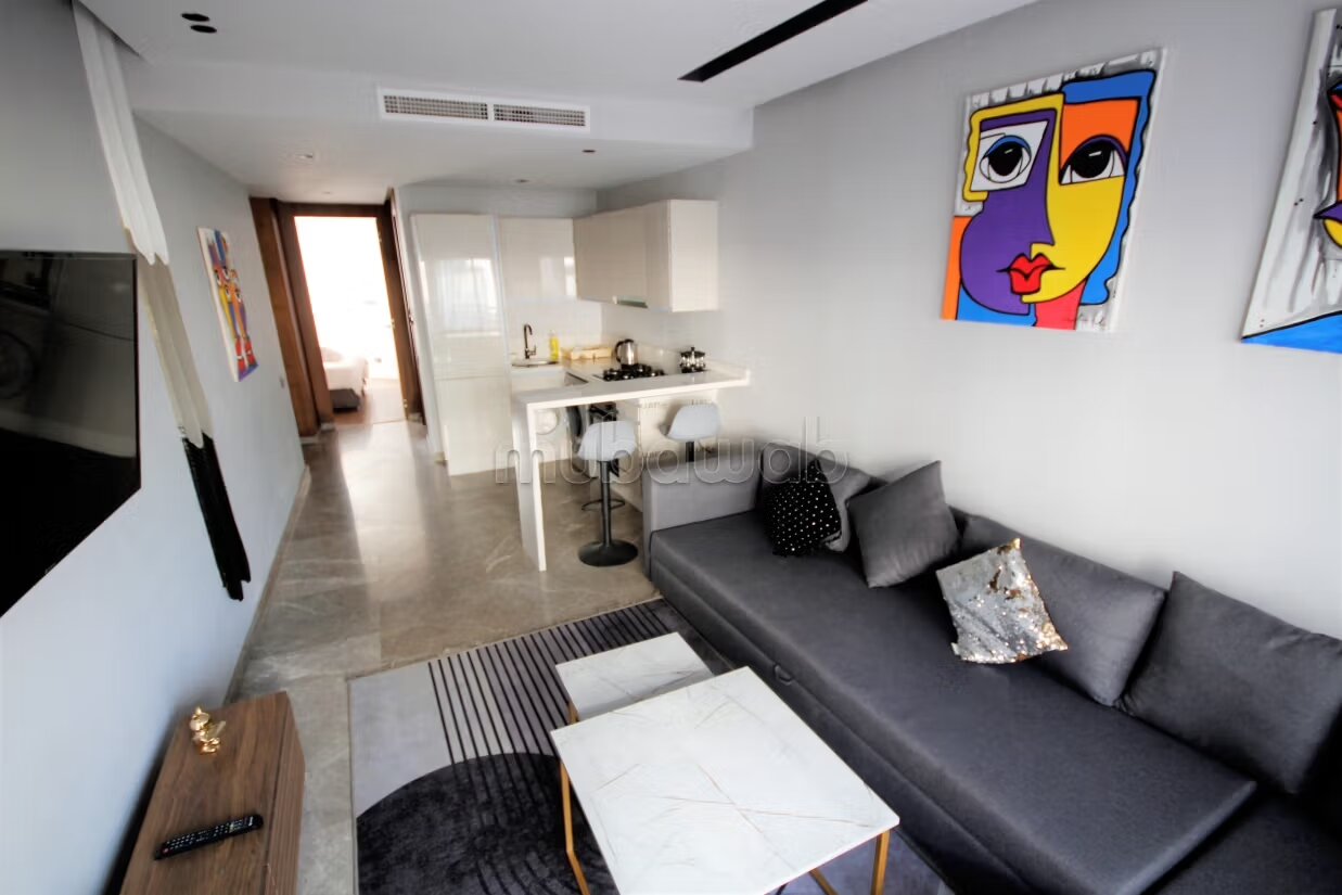 Studio traversant 43 m² à louer à Casablanca — Photo 11