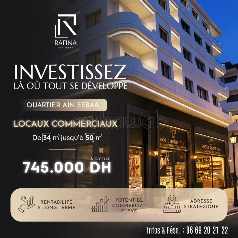 Office 51 m² for sale in Casablanca à Casablanca