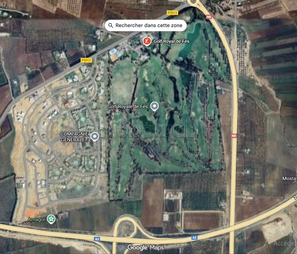 Land 682 m² for sale in Fez – Golf CGI development — Photo 2